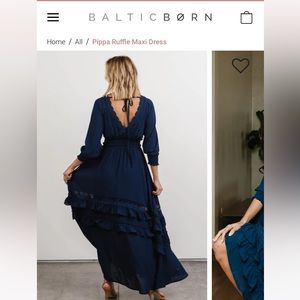 Pupa Ruffle Maxi Dress